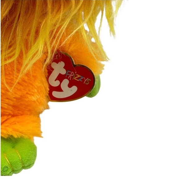 TY Frizzys Collection Tang the Big Eyed Orange Monster - Picture 5 of 9